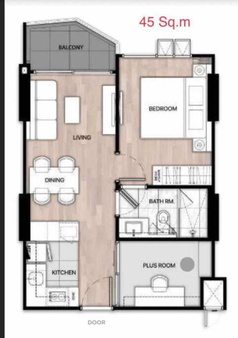 New & Cozy 2 Bedroom @ The Astra Sky River Čiang Mai Exteriér fotografie